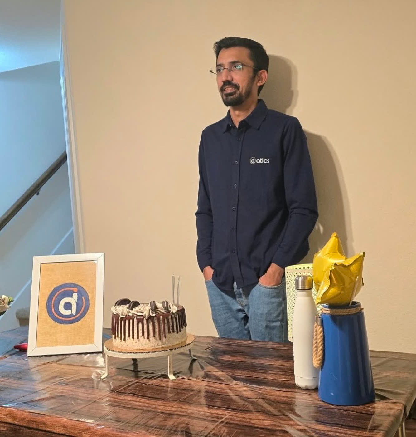 Umair Majeed at the Datics eighth anniversary celebration in the United States, October 2026